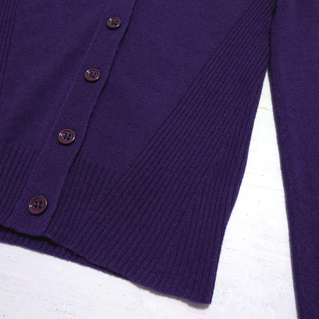 【美品】BOTTEGA VENETA カシミヤ サイドリブ カーディガン M