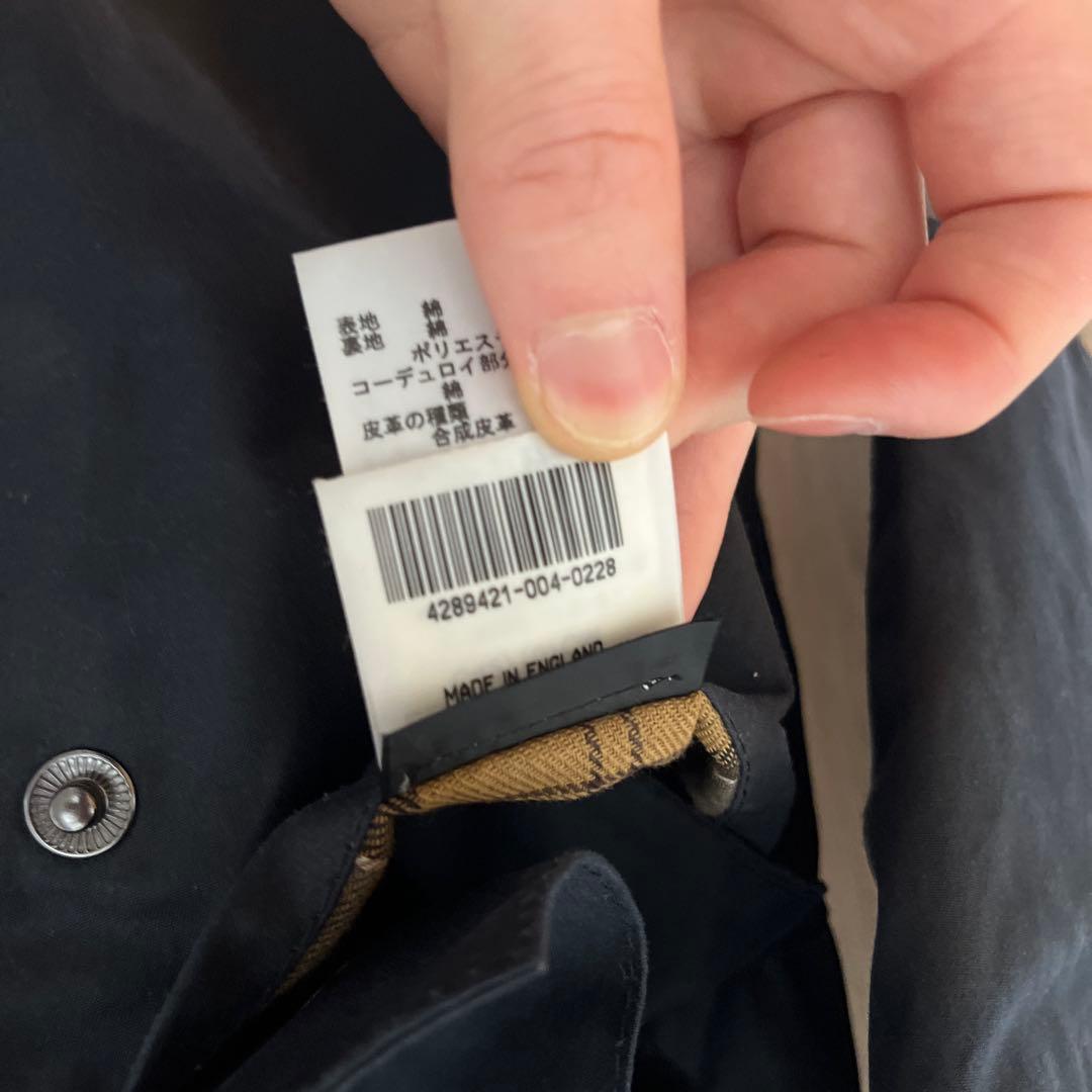 【美品】バブアー　ビューフォート　40 ネイビー