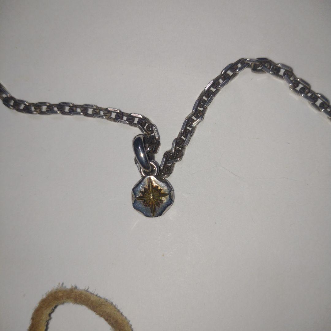 saadネックレスフェザーk18金