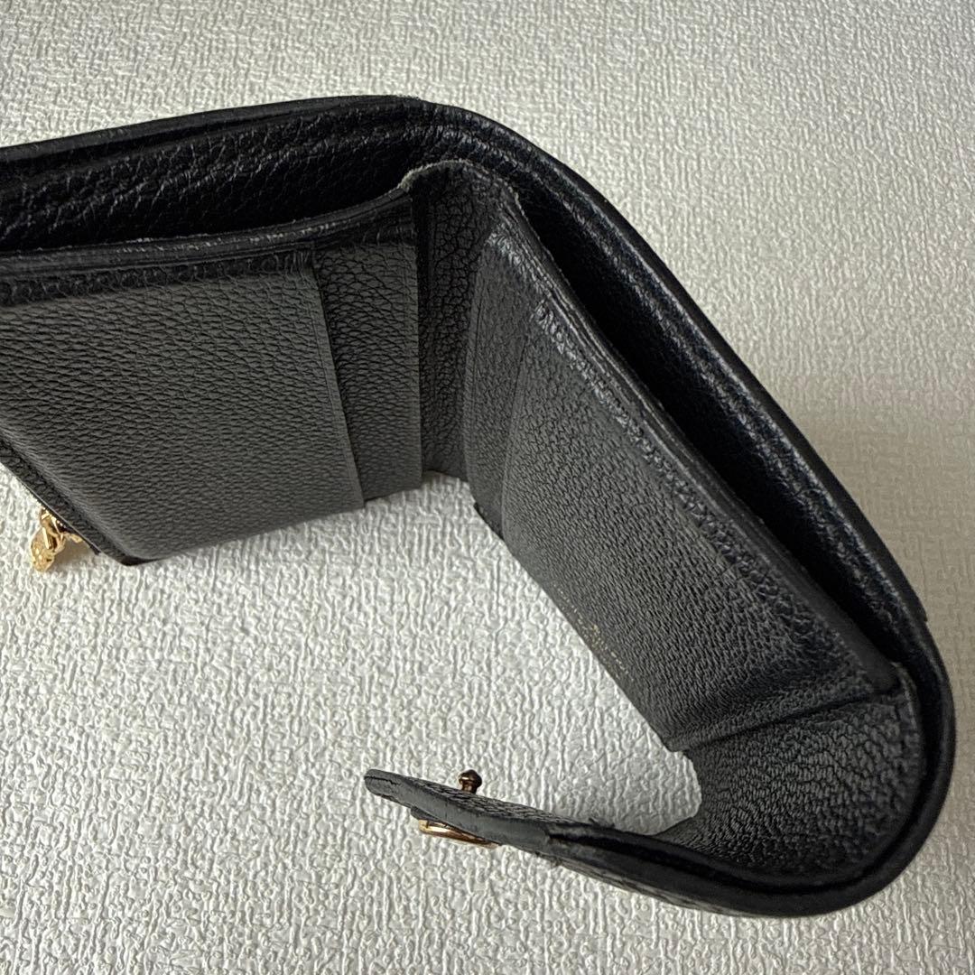 LouisVuitton　ルイヴィトン　三つ折り財布　モノグラム　アンプラント黒