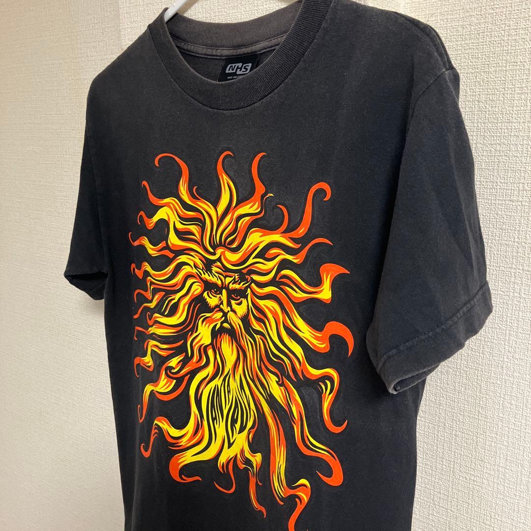 90s SANTA CRUZ サンタクルーズ SUN GODプリントTシャツ