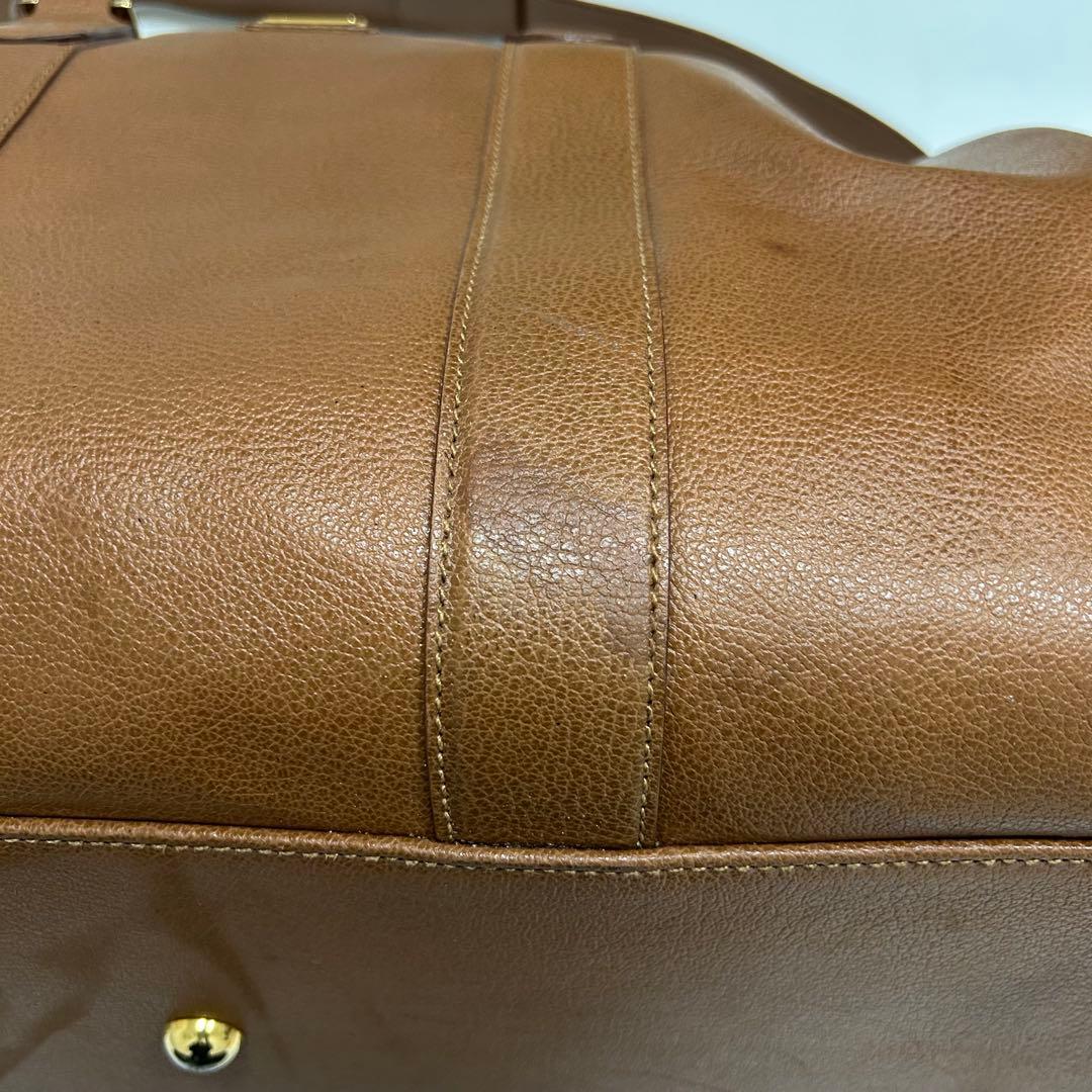 Salvatore Ferragamo フェラガモ　レザー ボストンバッグ