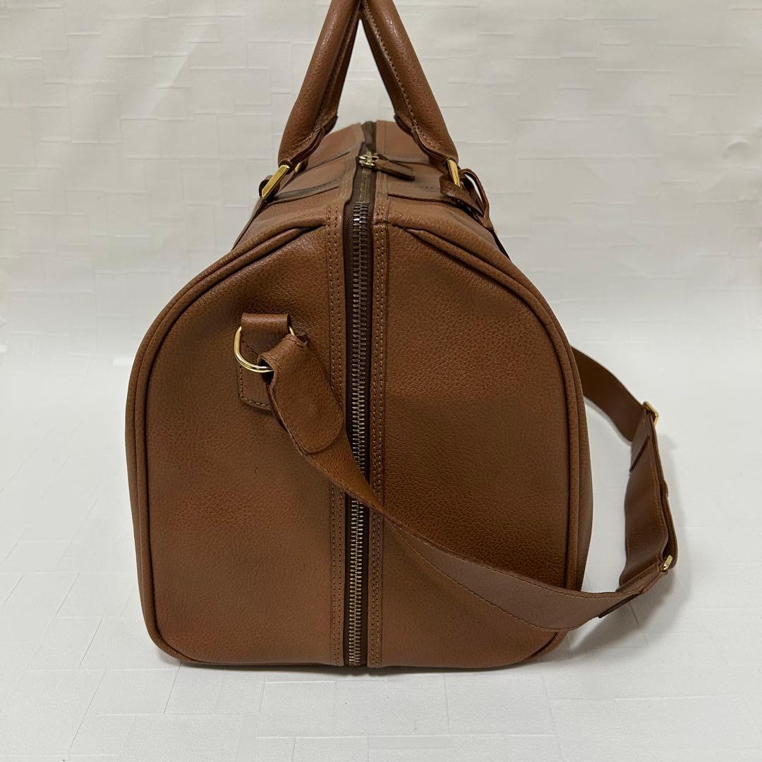 Salvatore Ferragamo フェラガモ　レザー ボストンバッグ