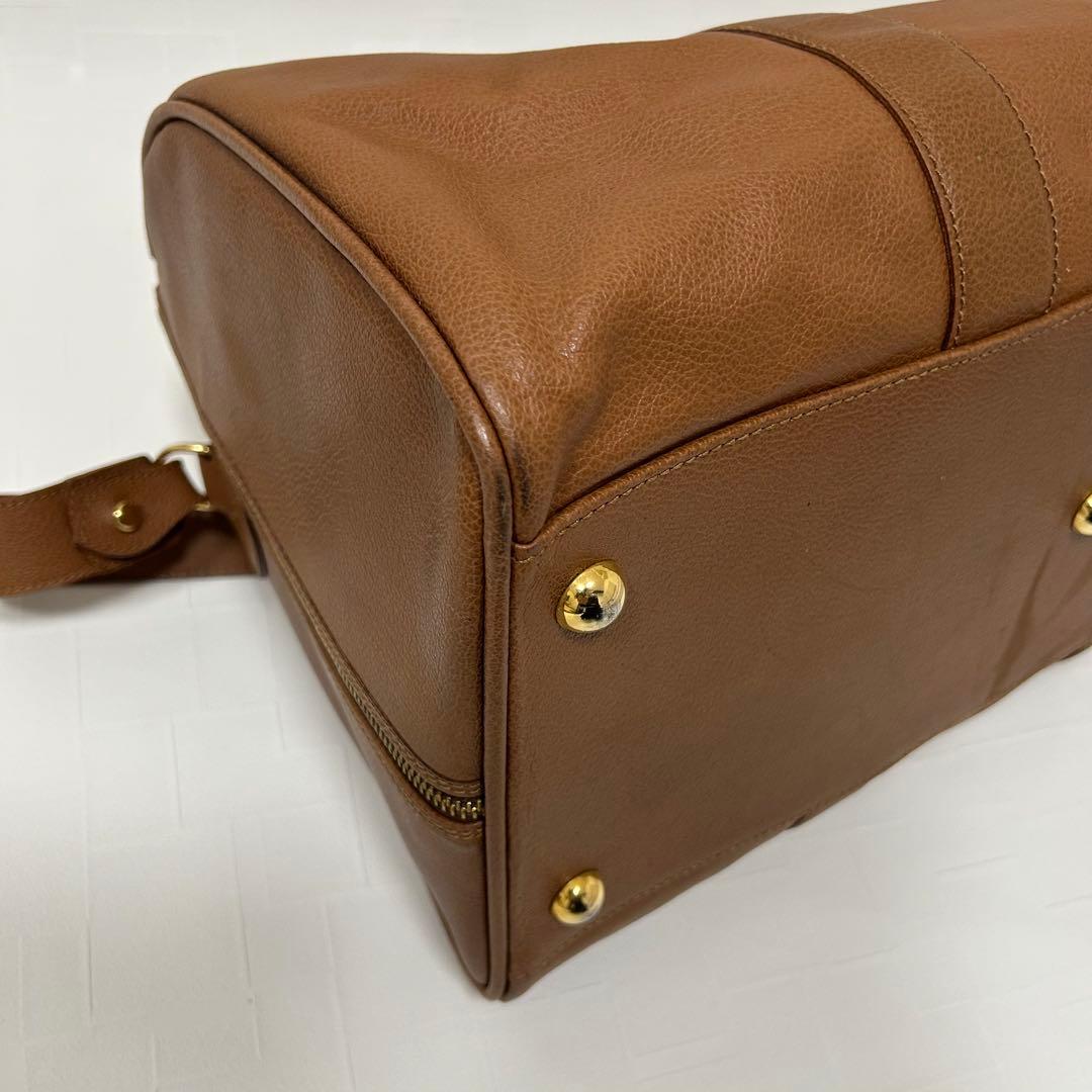Salvatore Ferragamo フェラガモ　レザー ボストンバッグ