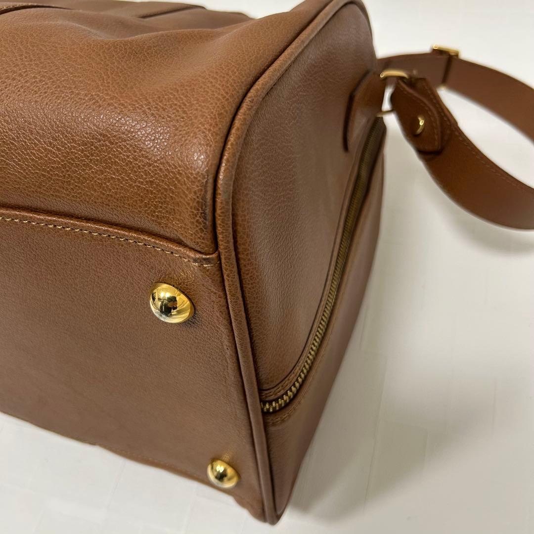 Salvatore Ferragamo フェラガモ　レザー ボストンバッグ