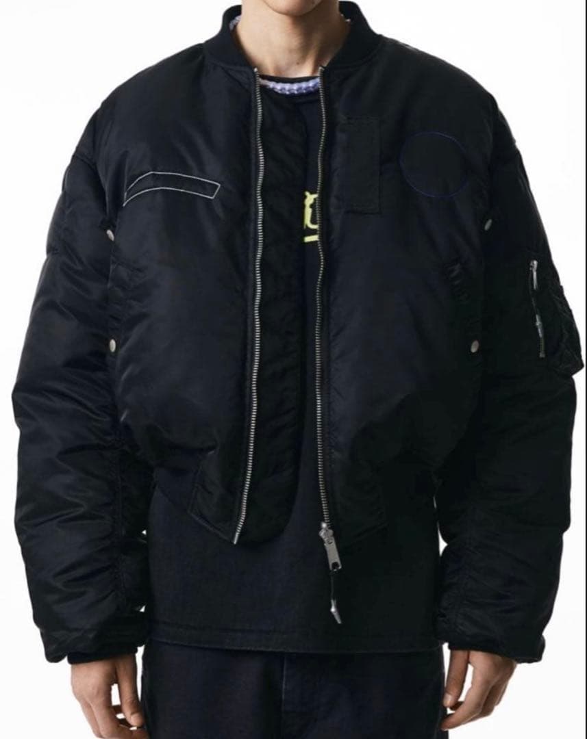  ヘロンプレストン H2 フライトジャケット 新品 ブラック M