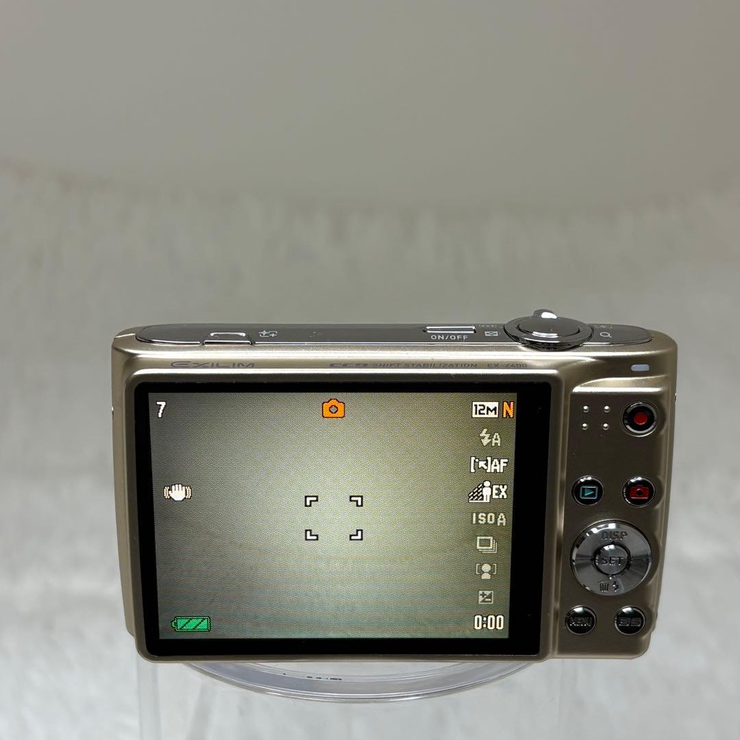CASIO カメラ　EX-Z400 充電器　ゴールド　コンデジ　動作品