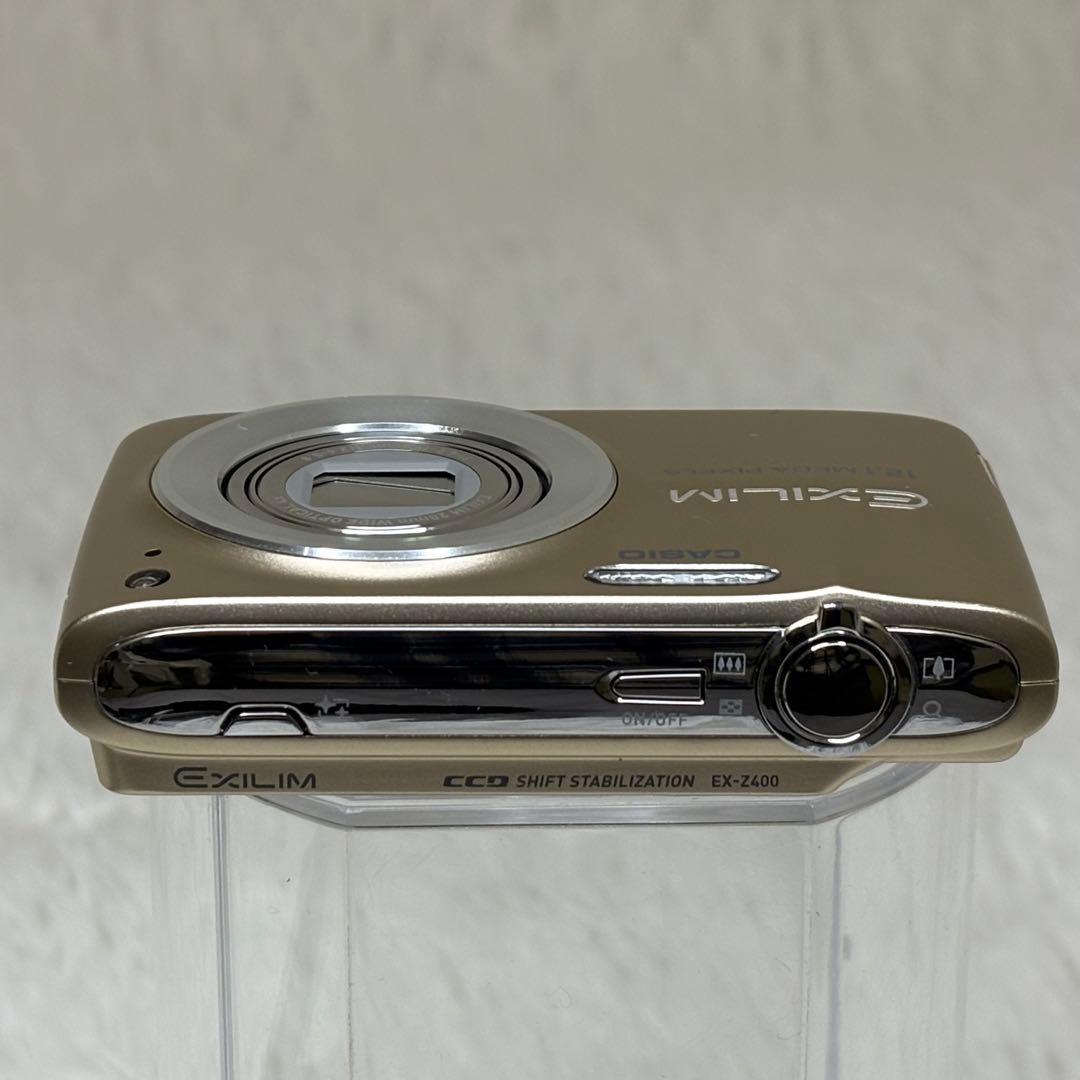 CASIO カメラ　EX-Z400 充電器　ゴールド　コンデジ　動作品