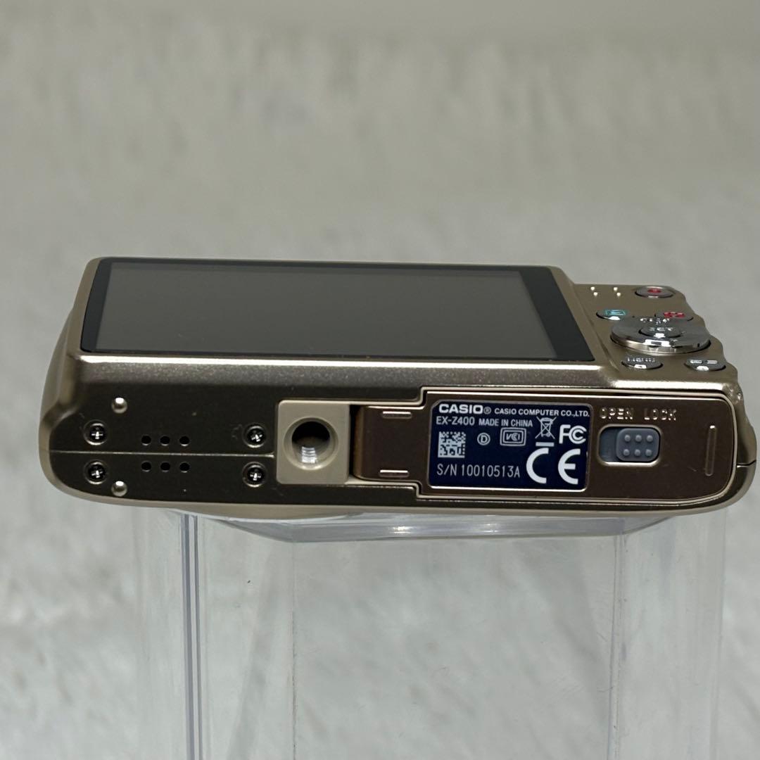 CASIO カメラ　EX-Z400 充電器　ゴールド　コンデジ　動作品