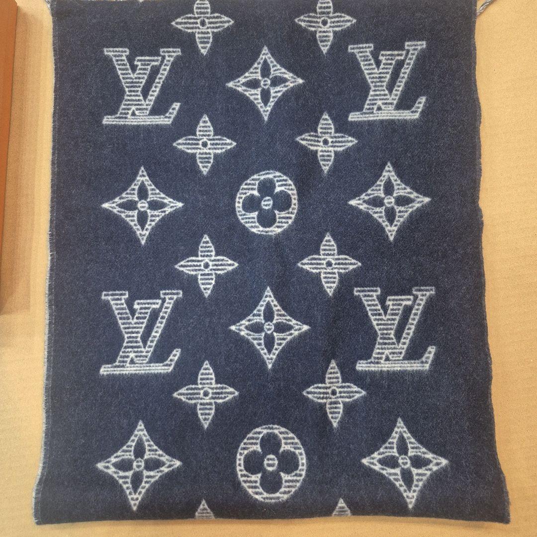 美品　ルイヴィトン LOUIS VUITTON 23AW マフラー モノグラム