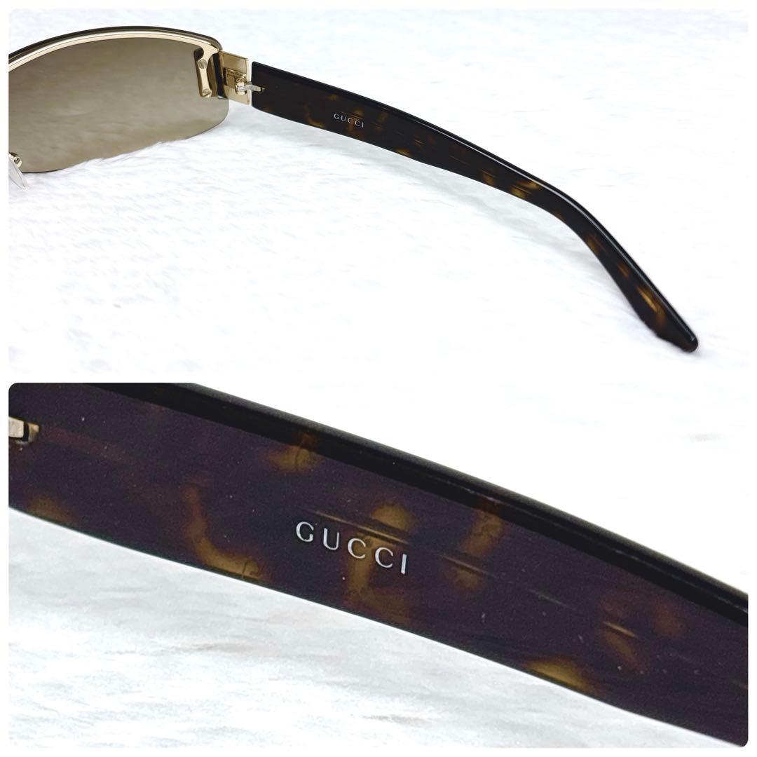 小物 GUCCI Vintage Rimless Sunglasses 00s