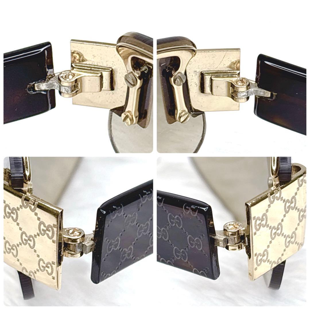 小物 GUCCI Vintage Rimless Sunglasses 00s