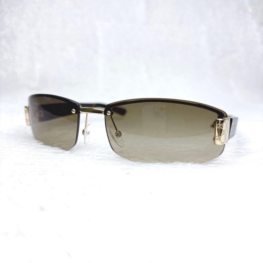 小物 GUCCI Vintage Rimless Sunglasses 00s