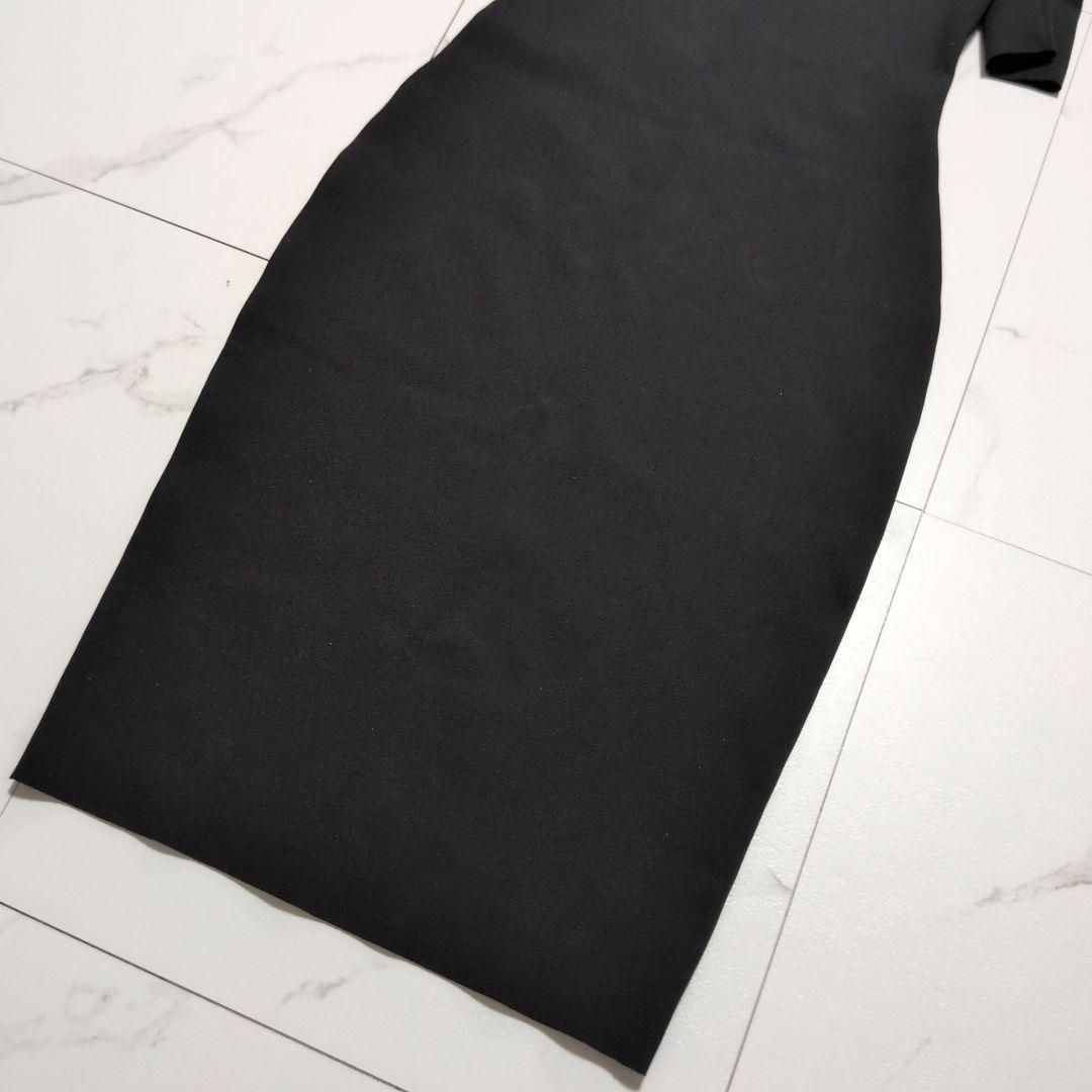 専用　　ザロウ ワンピース ドレス オフショルダー ストレッチ 黒 M