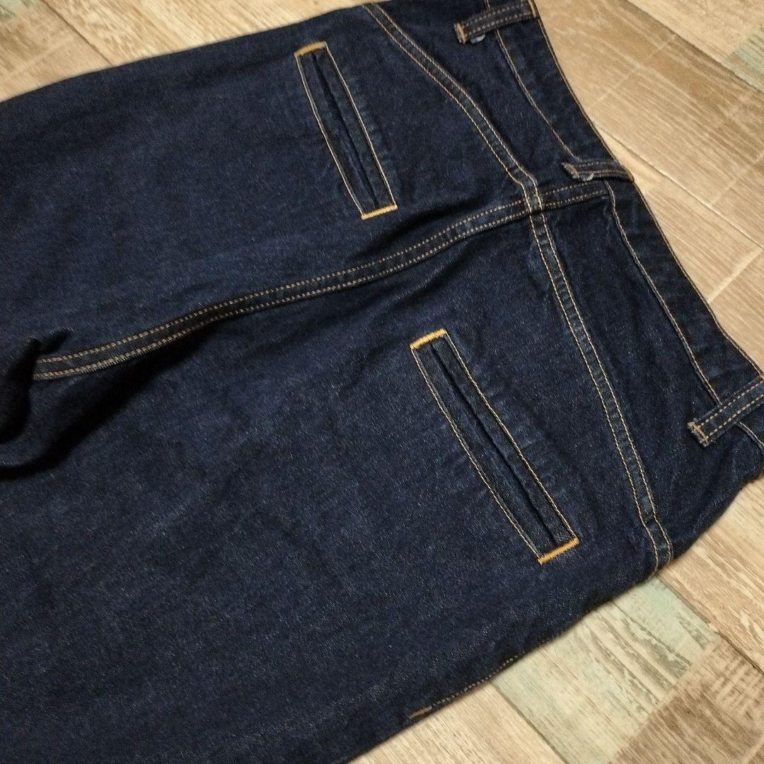 tumugu ツムグ　ムラ糸デニムテーパードパンツ　¥17380