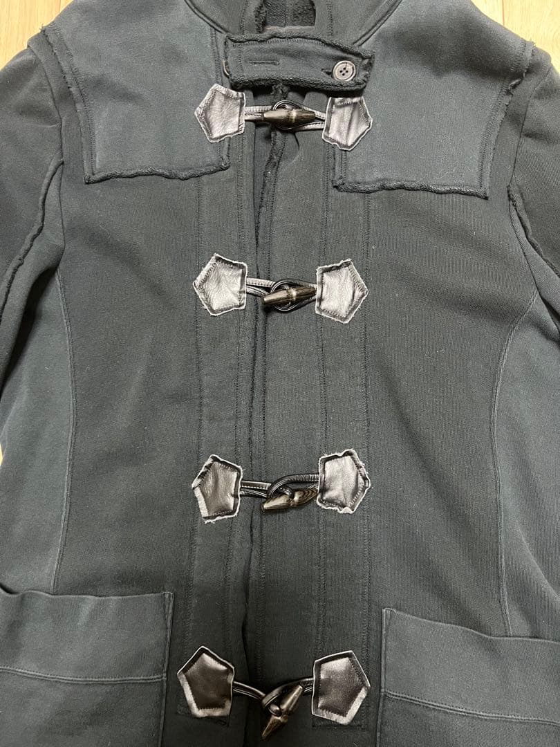 アンダーカバー 03AW スウェット ダッフルコート ブラックM