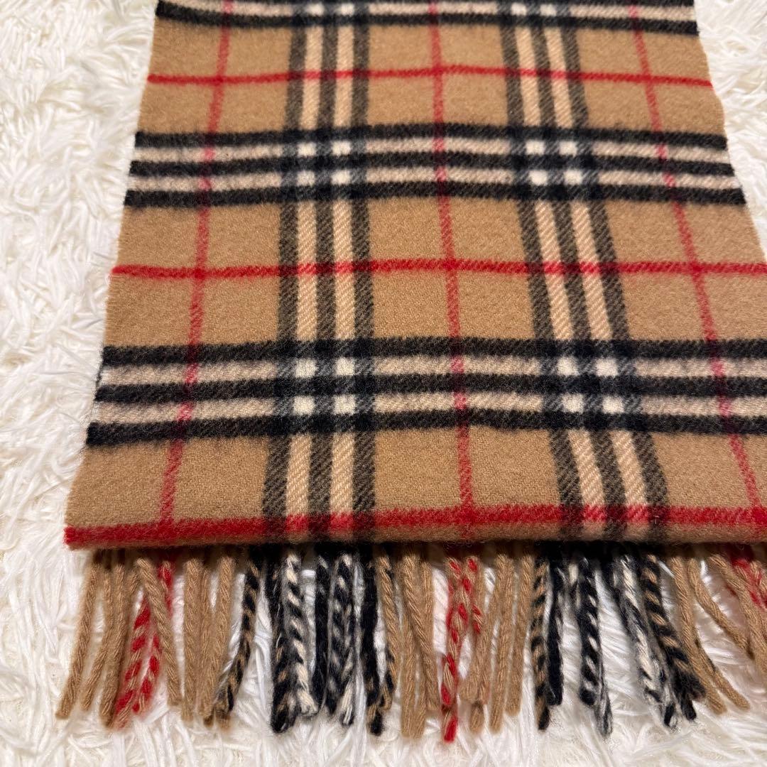 【Burberry’s】マフラー ベージュ ノバチェック ウール100%