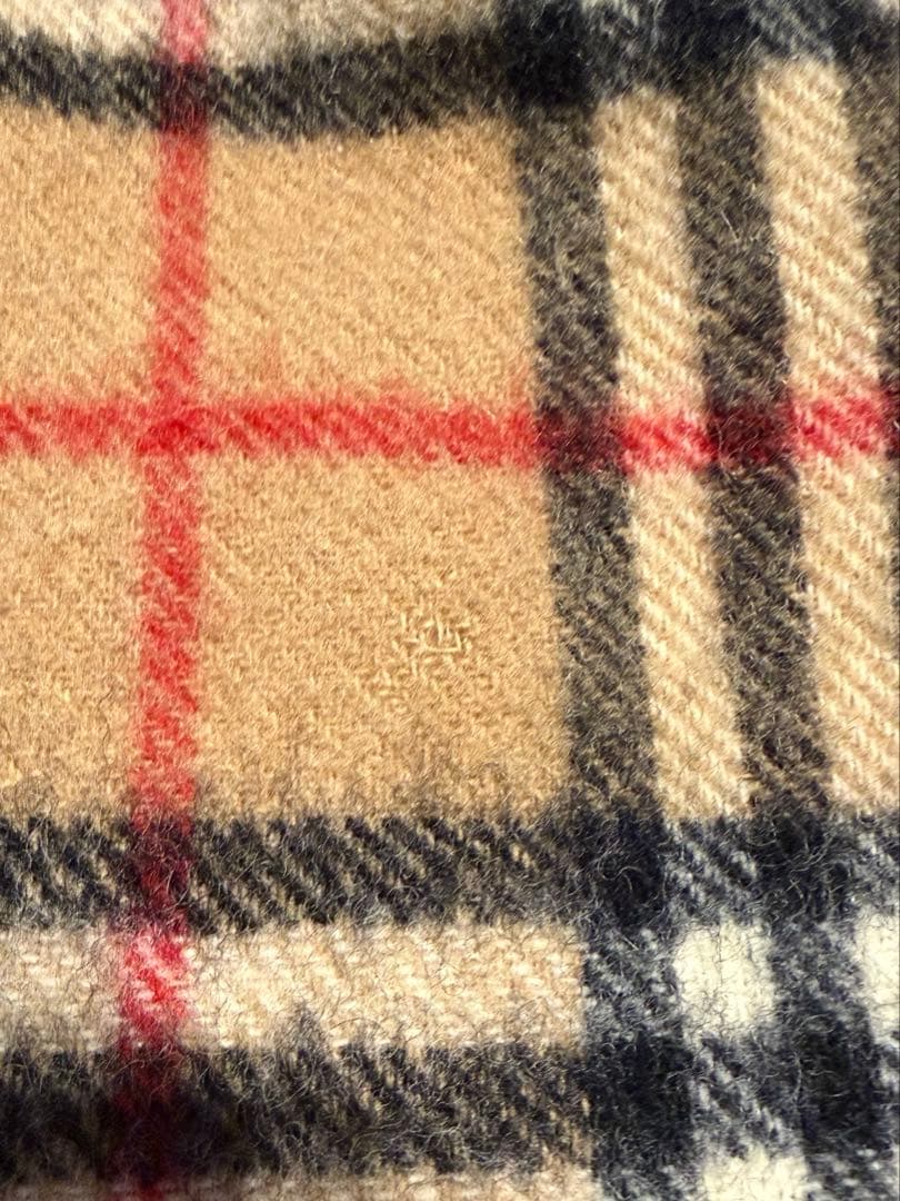 【Burberry’s】マフラー ベージュ ノバチェック ウール100%