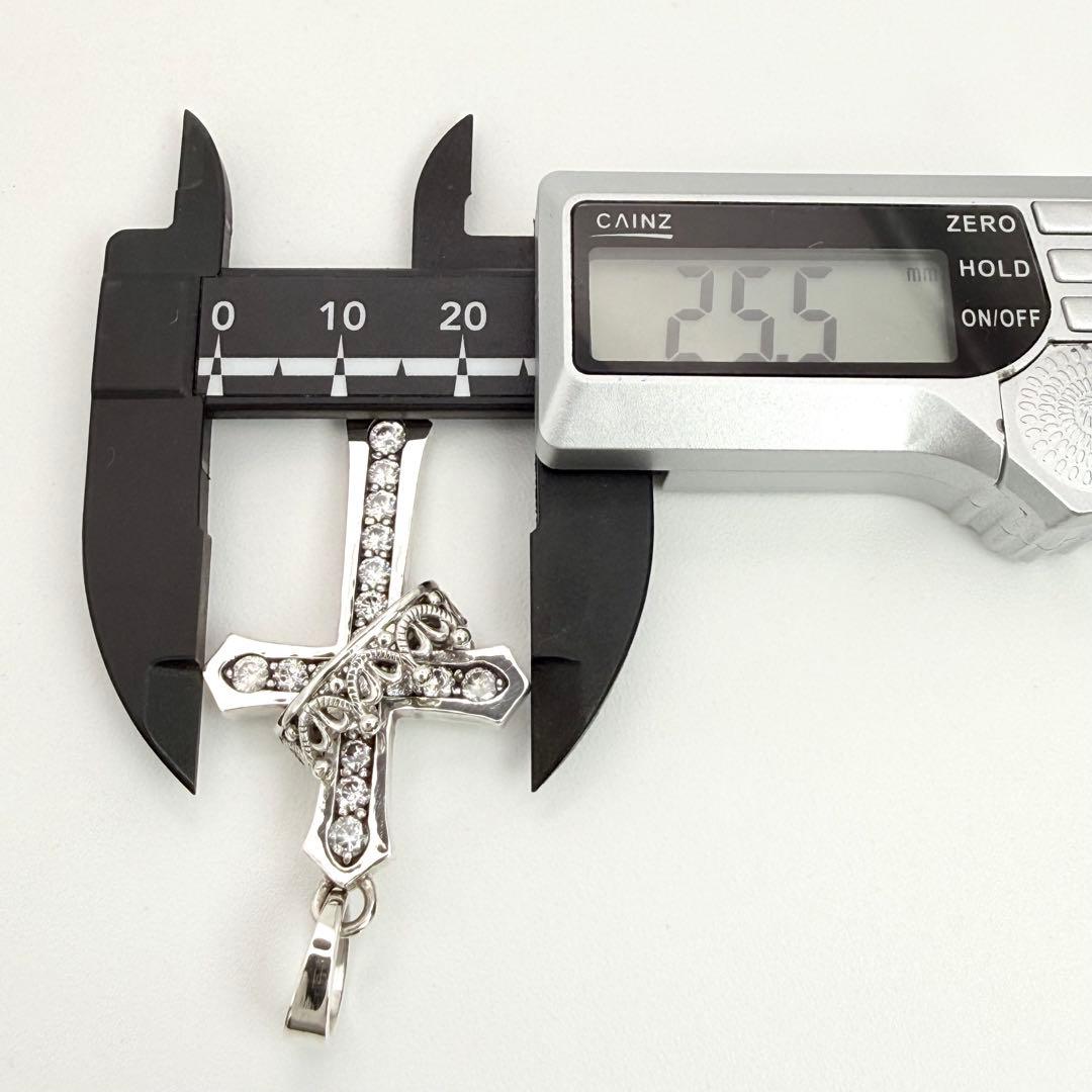 ◆【Justin Davis】CROSS WITH CROWN CL ペンダント
