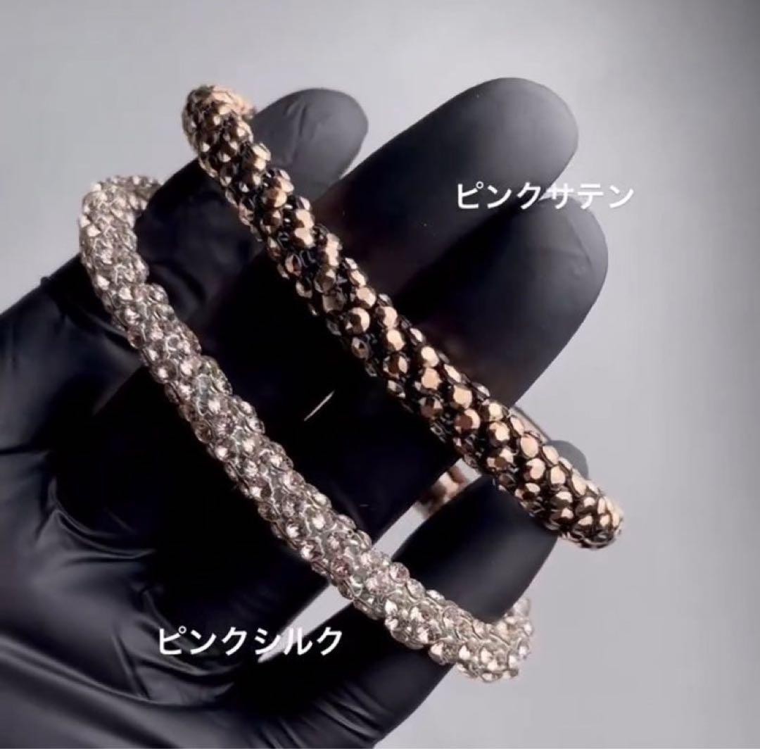 GACKT 着 vartix #LUV ピンクサテン ネックレス ブレスレット