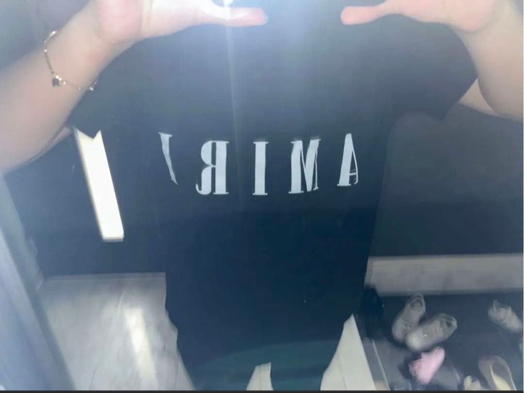 AMIRI ブラック Tシャツ Sサイズ