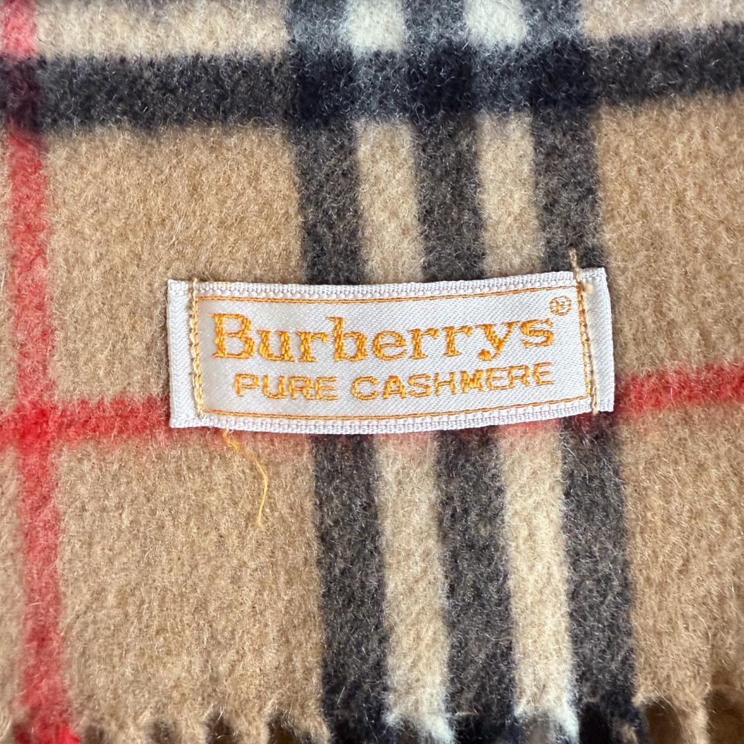 BURBERRY マフラー ピュアカシミヤ ノバチェック バーバリー