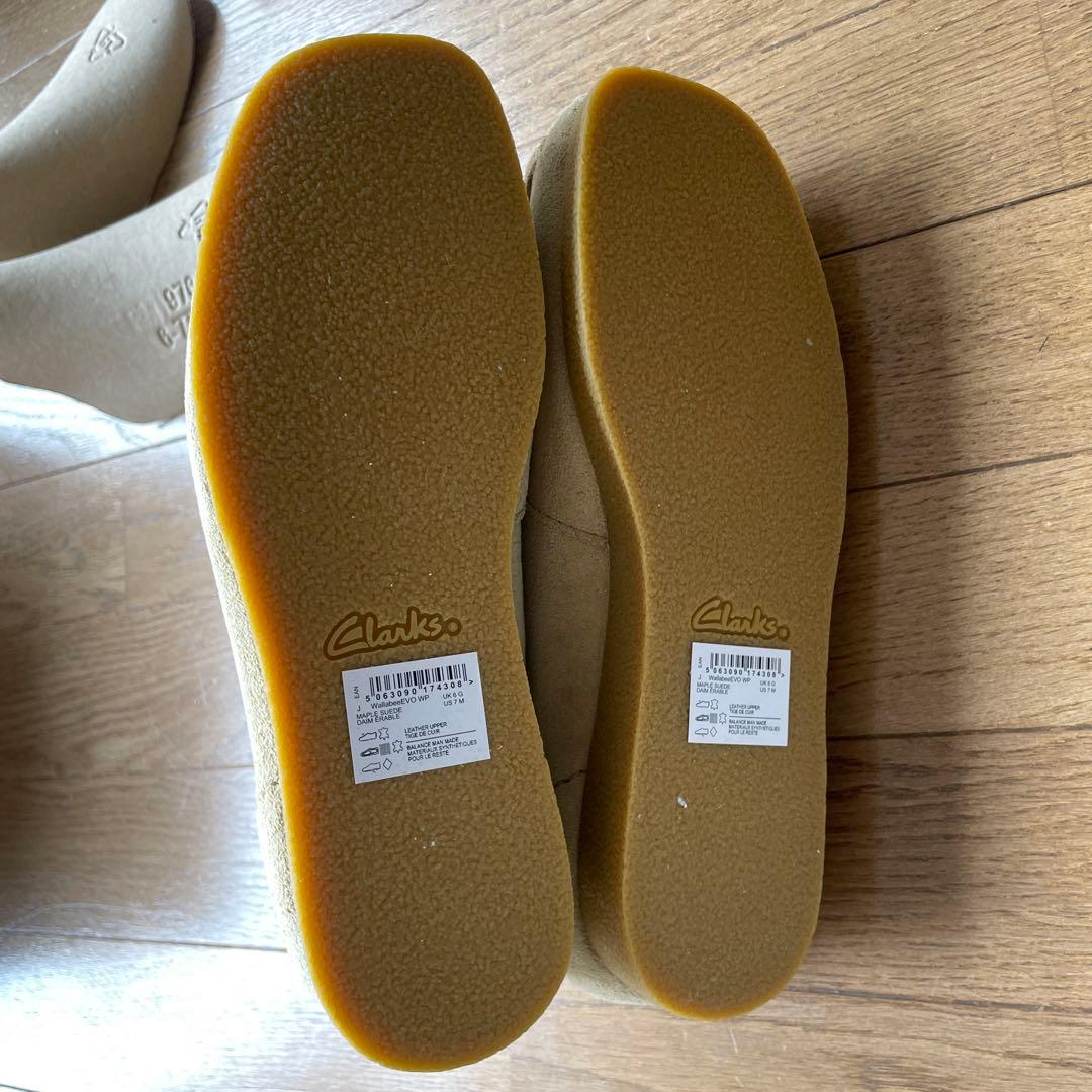【新品未使用】 Clarks Wallabee EVO WP UK6