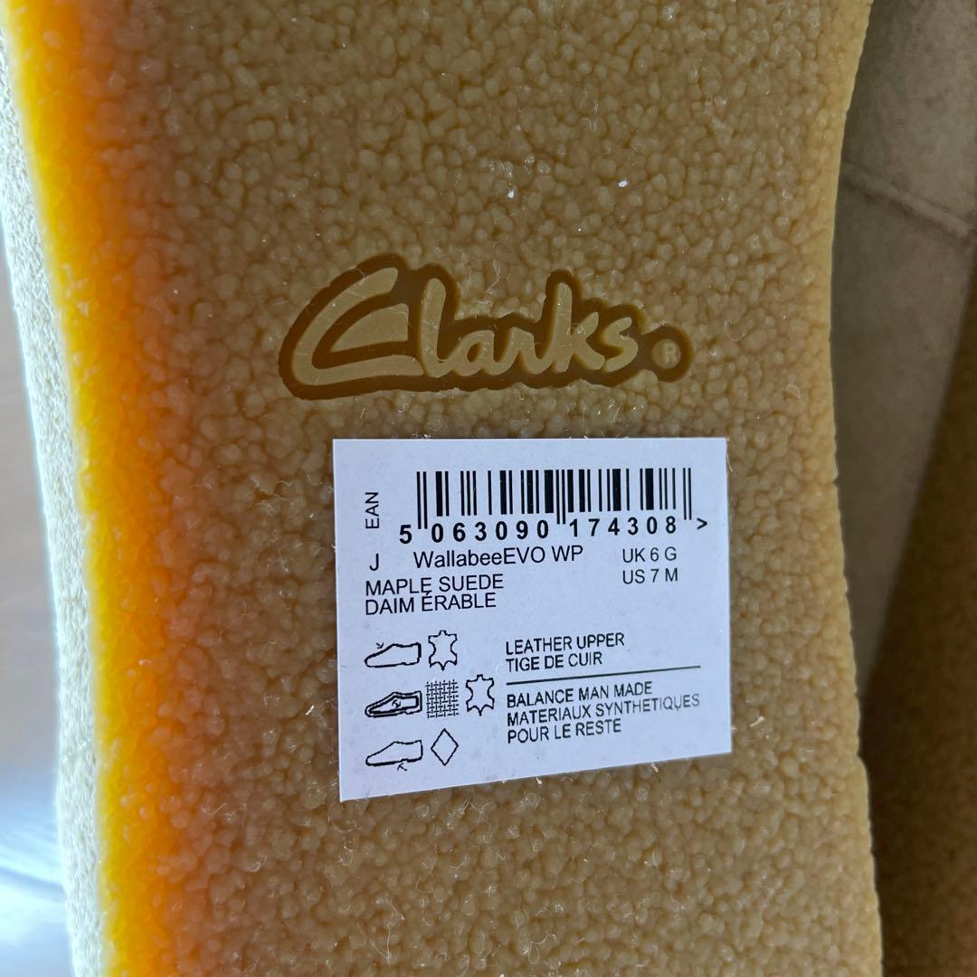 【新品未使用】 Clarks Wallabee EVO WP UK6