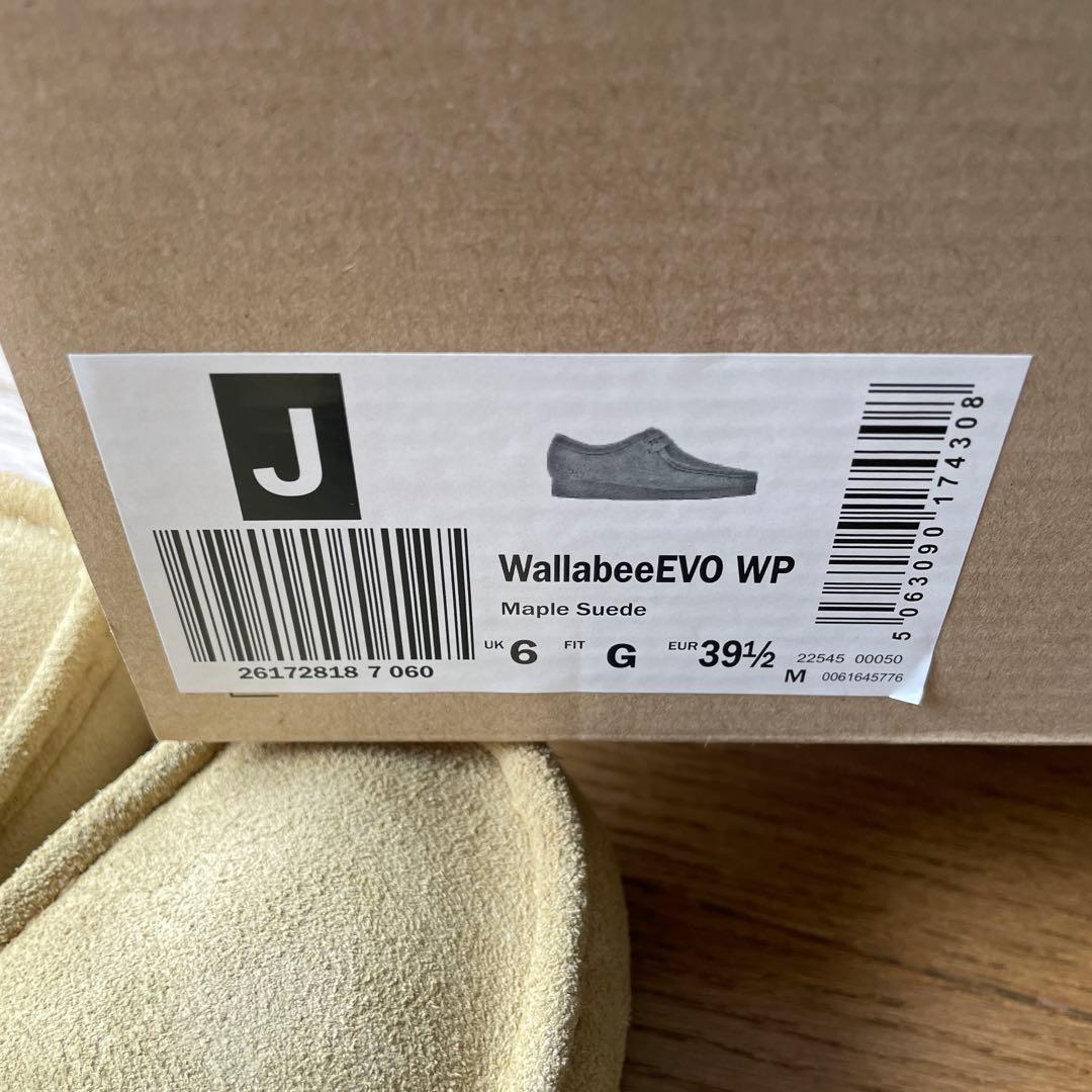 【新品未使用】 Clarks Wallabee EVO WP UK6