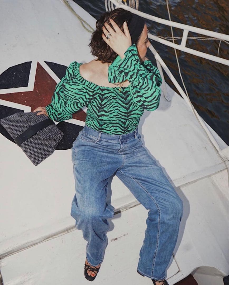 Tibi ティビ デニム カーペンター パンツ 29 BLUE