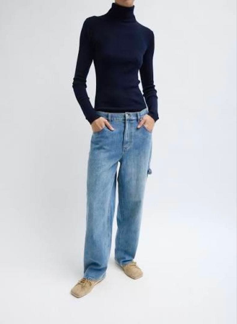 Tibi ティビ デニム カーペンター パンツ 29 BLUE