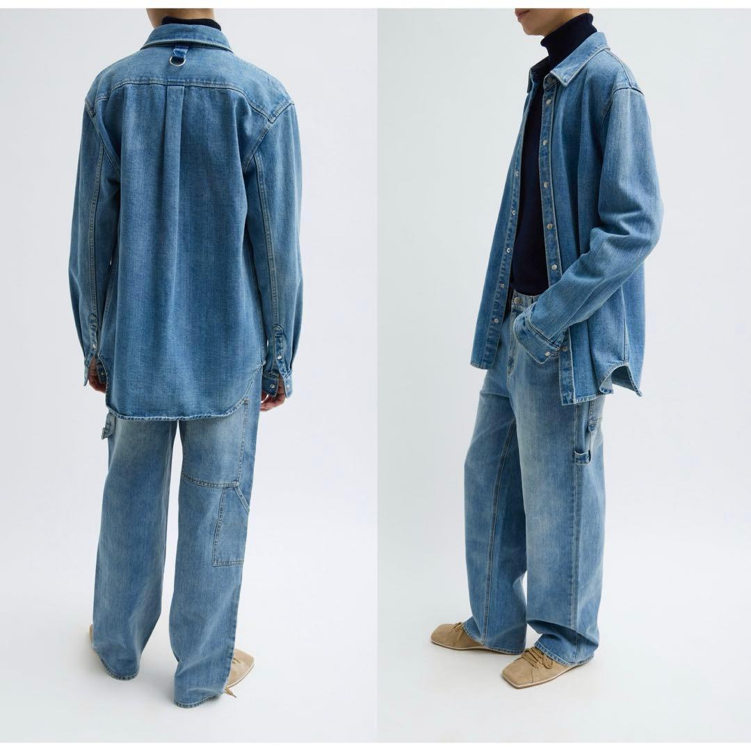 Tibi ティビ デニム カーペンター パンツ 29 BLUE