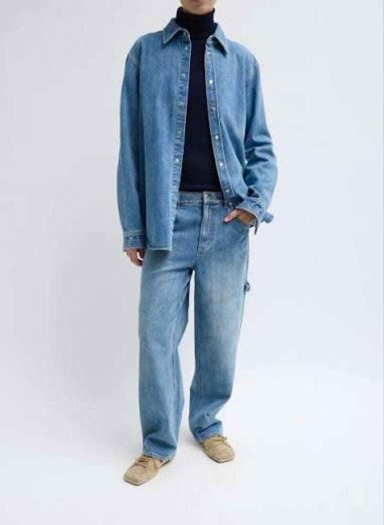 Tibi ティビ デニム カーペンター パンツ 29 BLUE