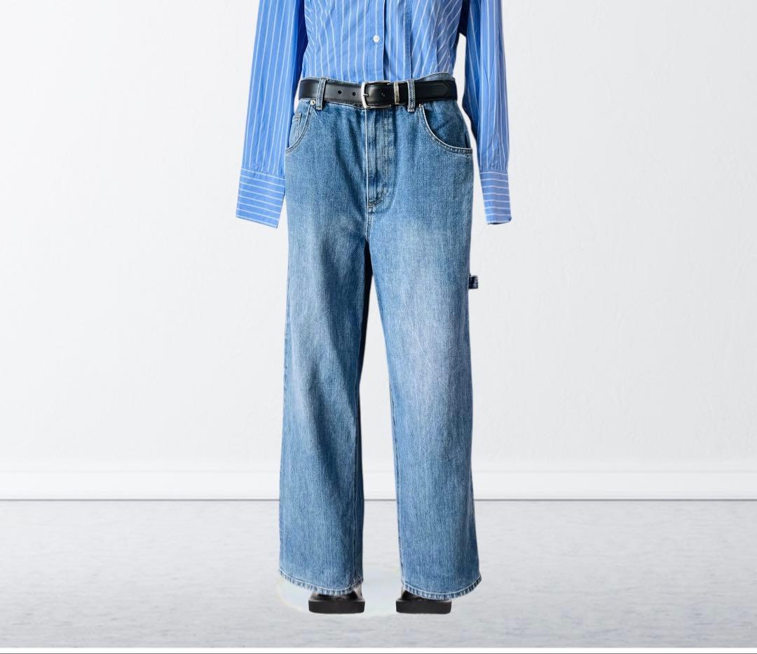 Tibi ティビ デニム カーペンター パンツ 29 BLUE