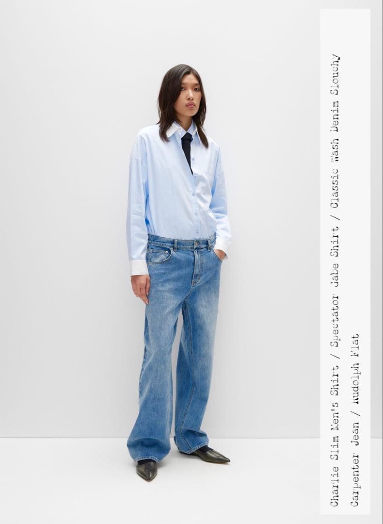 Tibi ティビ デニム カーペンター パンツ 29 BLUE
