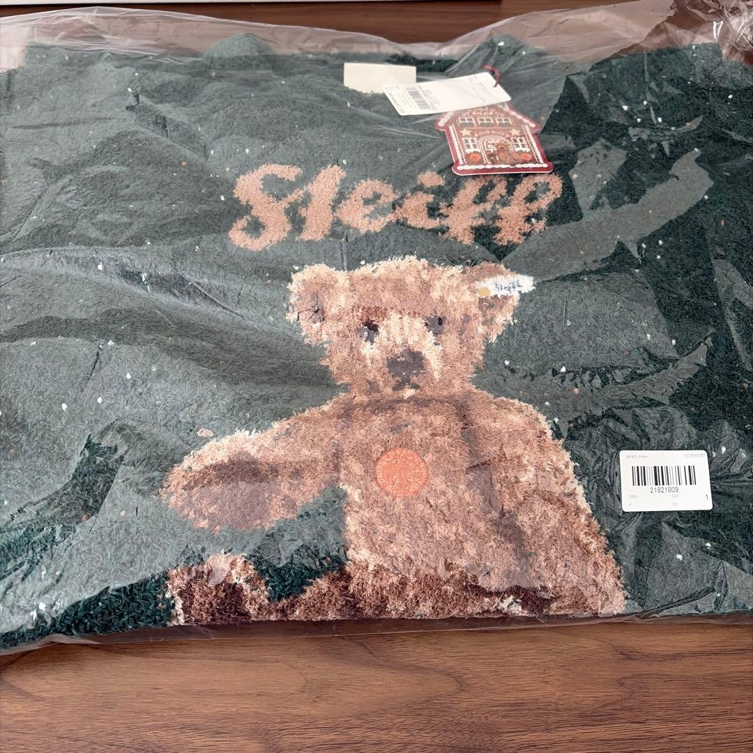 ジェラートピケ　ワンピース　Steiff パウダーネップジャガードワンピース