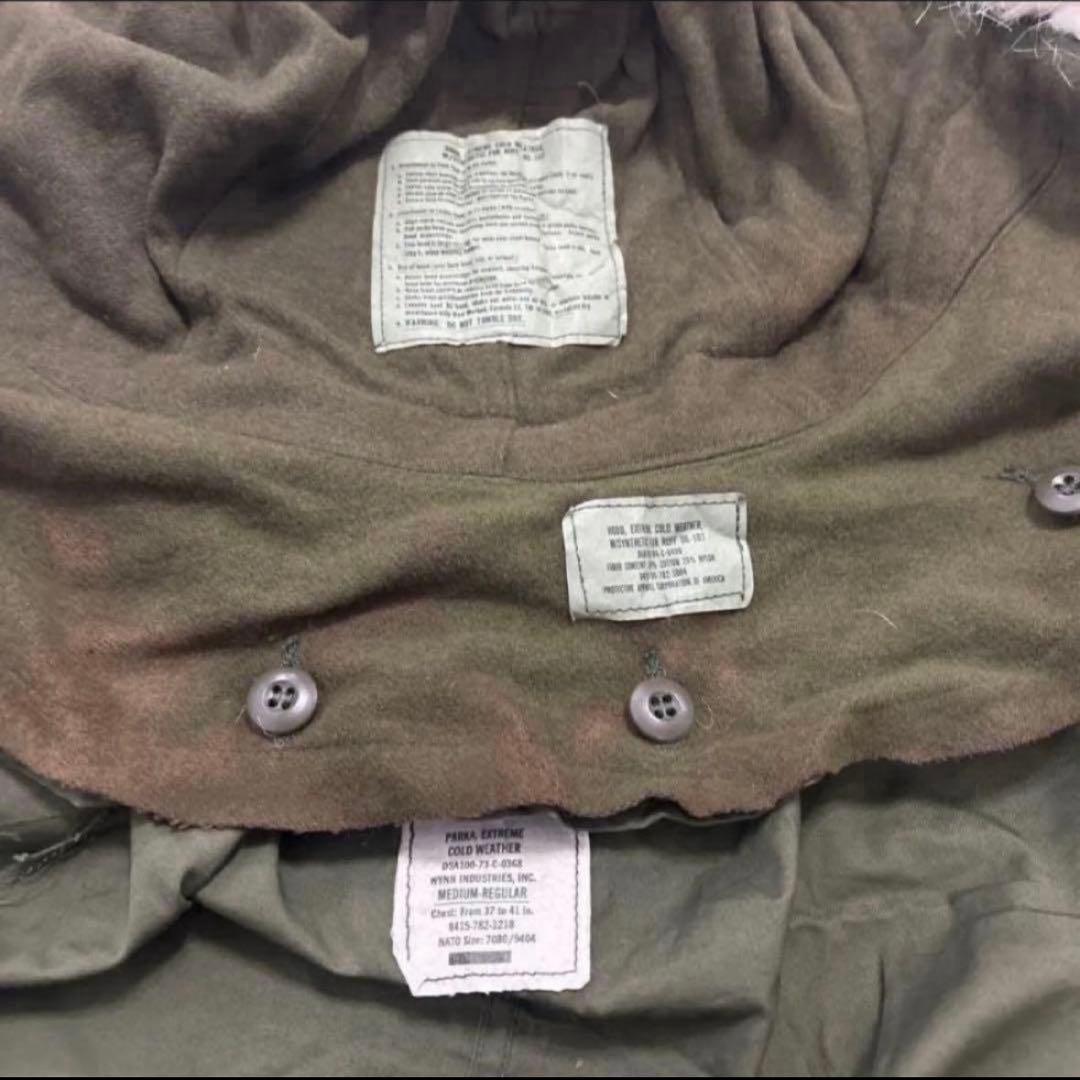 米軍　実物　M65パーカー　フィッシュテールパーカー　フルセット　サイズM