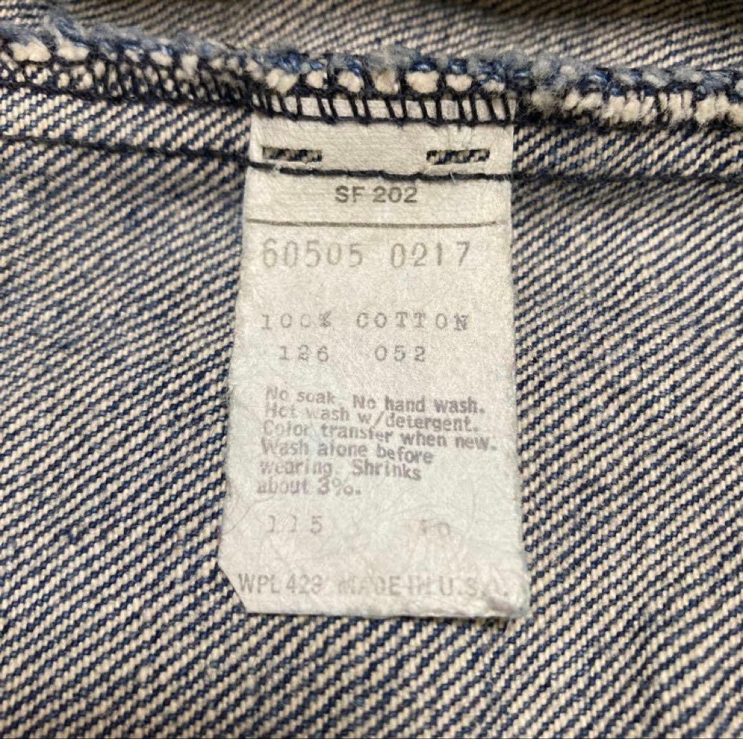 Levi's デニムベスト　XL 70s 80s USA製