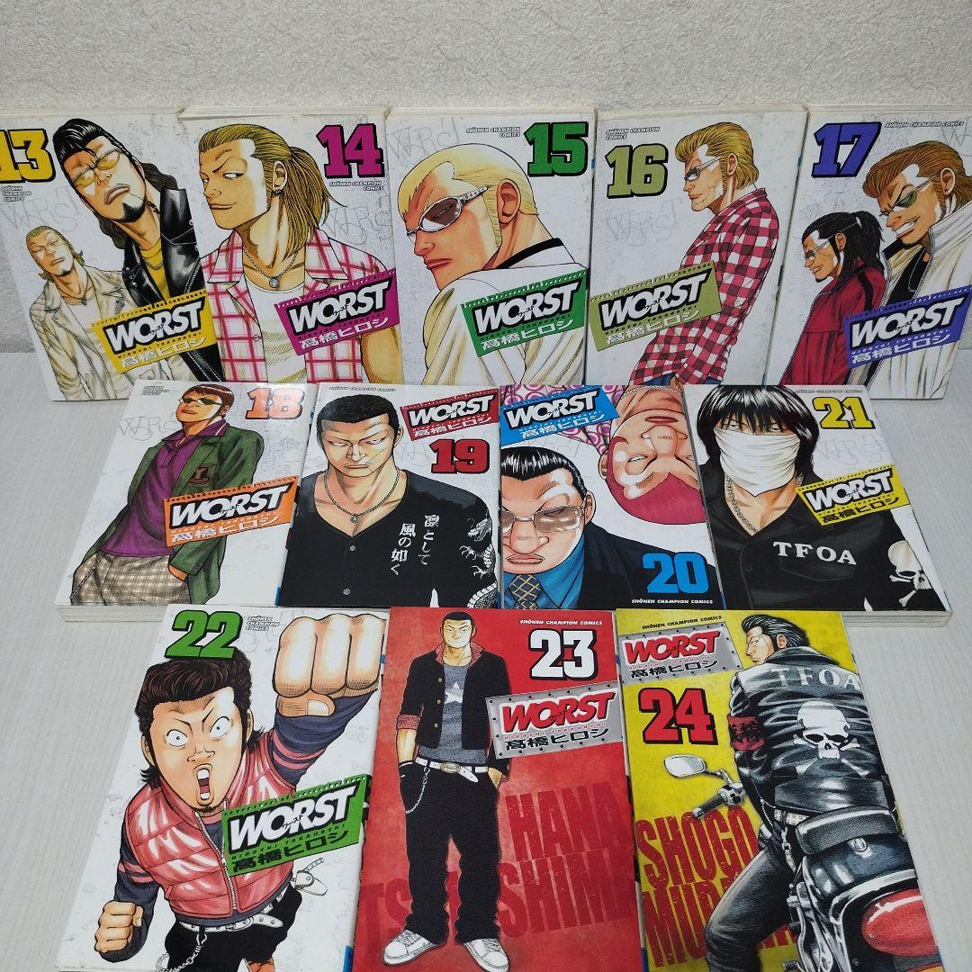 高橋ヒロシ「Crows : 完全版＋ 外伝」「Worst ＋外伝」【全巻セット】