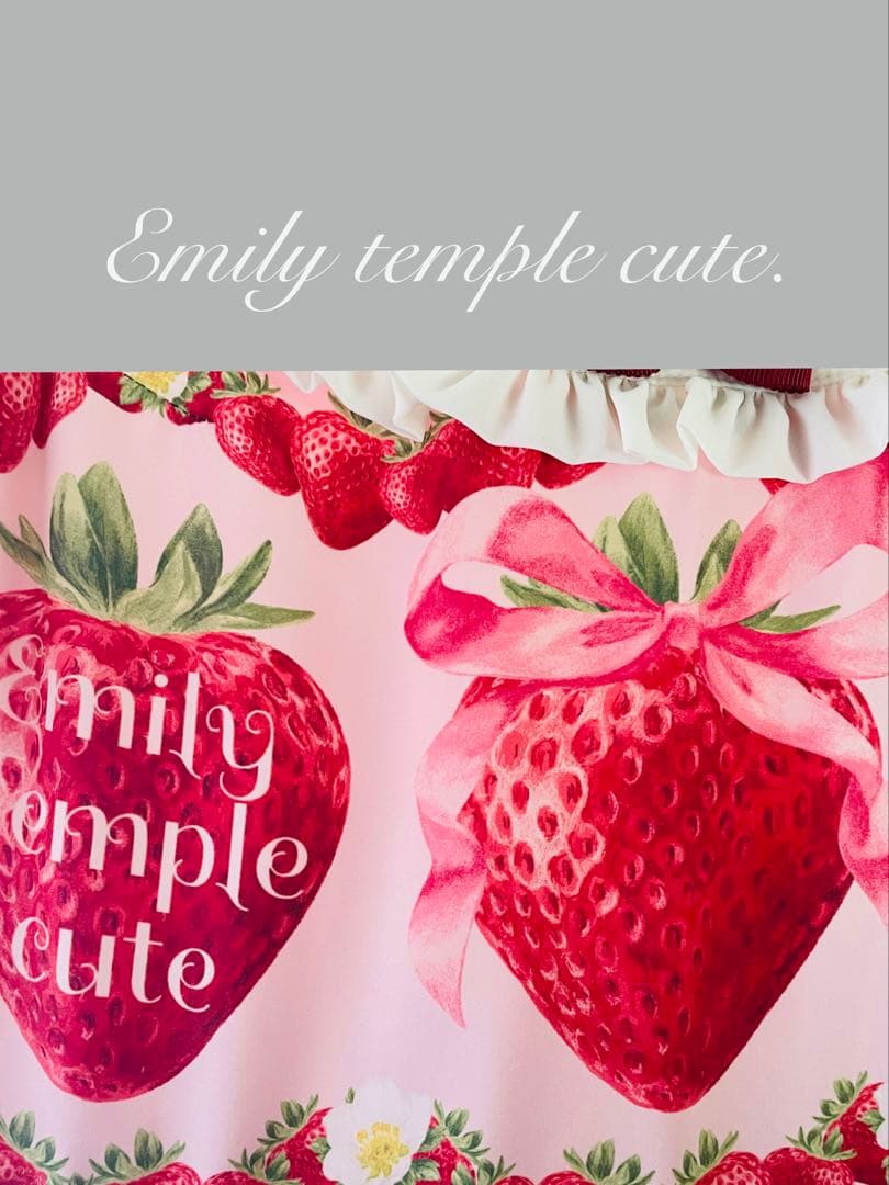 も*ょ様 タグ付き！Emily Temple cuteストロベリーボンボンワンピ