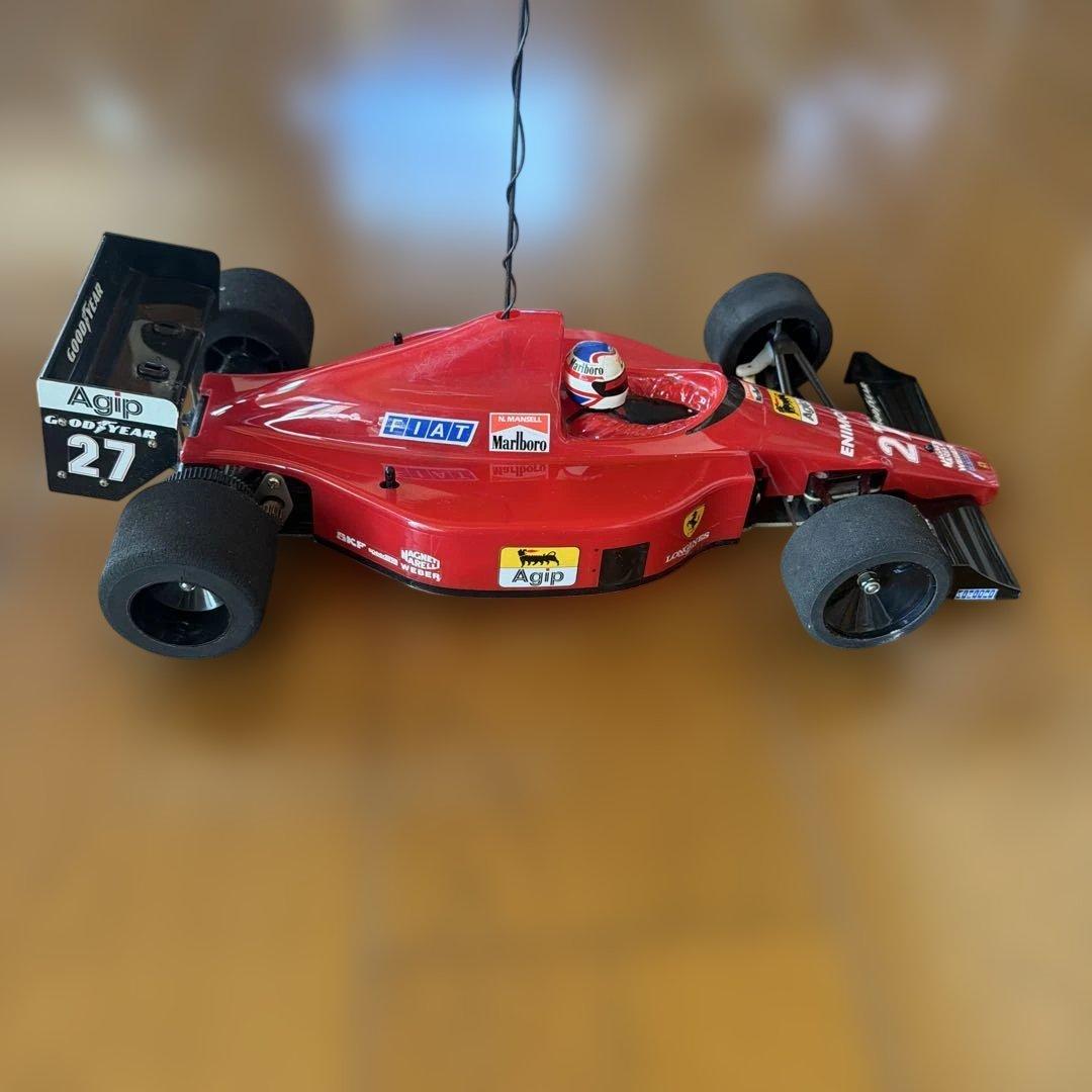 F1カー ミニチュアモデル 赤 27