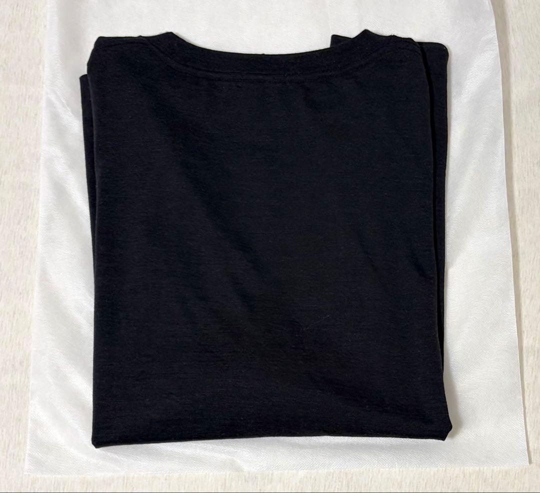 25SS COMOLI（コモリ）サマーウール 半袖Tシャツ サイズ2 チャコール