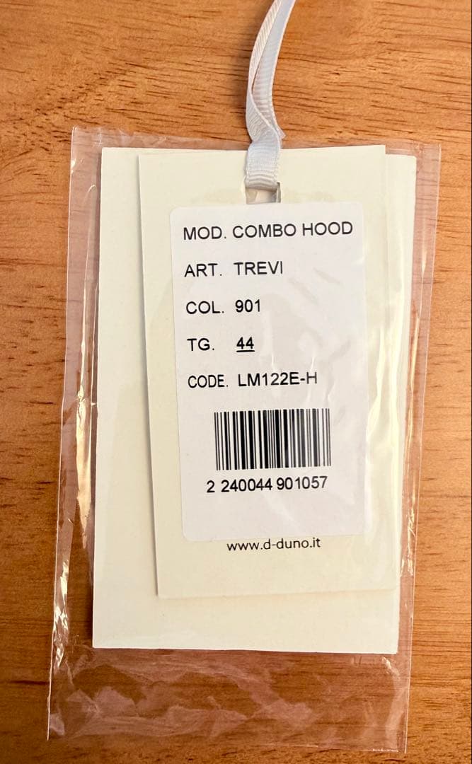 美品 DUNO COMBO HOOD 44 ブラック 定価64,900円 タグ付