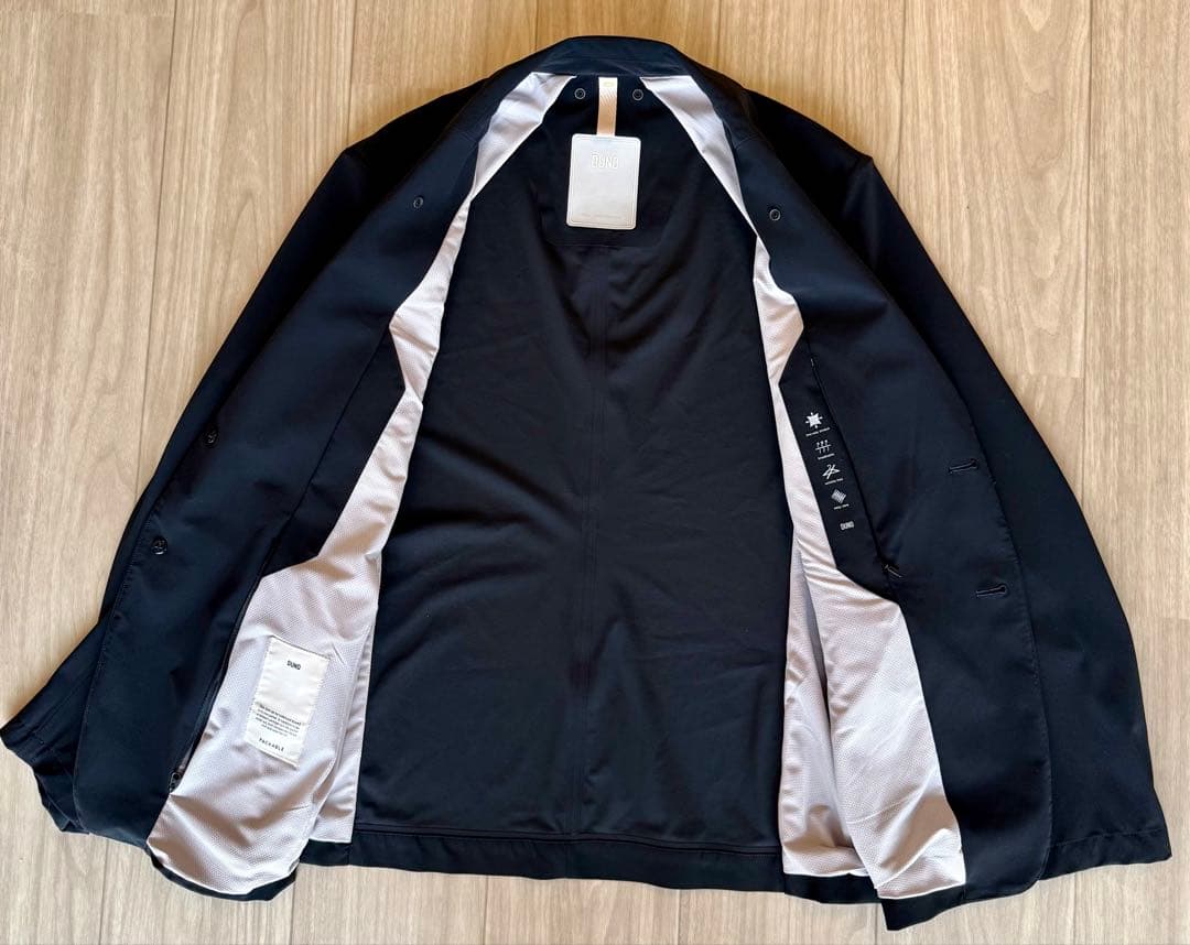 美品 DUNO COMBO HOOD 44 ブラック 定価64,900円 タグ付