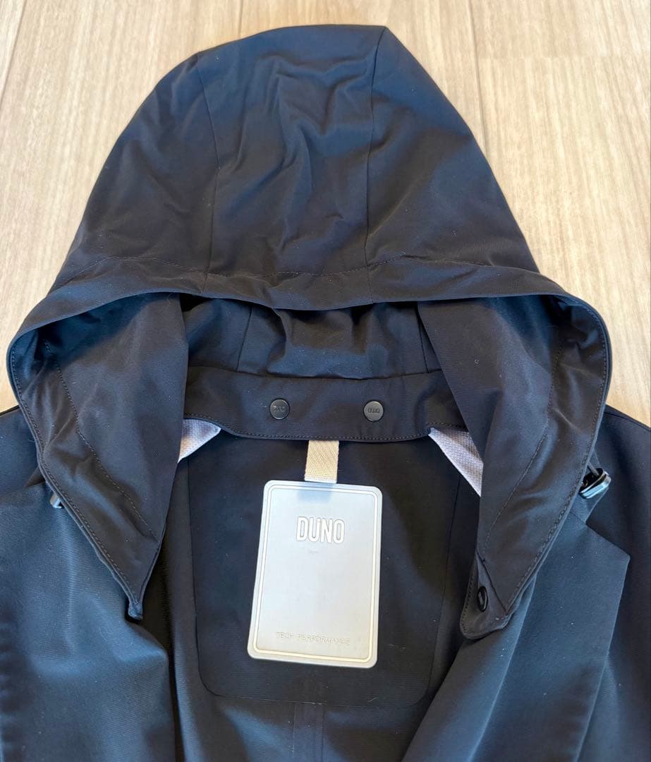 美品 DUNO COMBO HOOD 44 ブラック 定価64,900円 タグ付