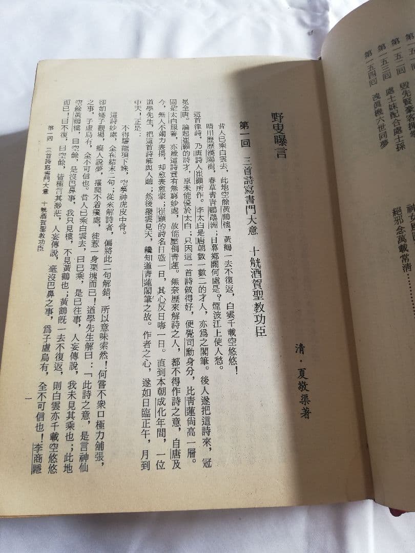 古書 中国古典文学 野叟曝言 夏敬渠