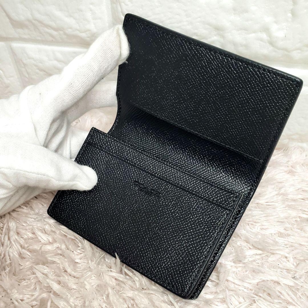 COACH コーチ ゴールドロゴ 名刺 カードケース ブラック新生活 極美品