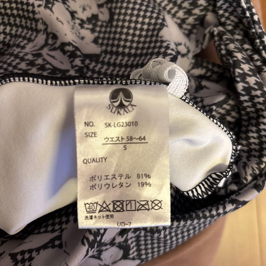 SUKALA花柄チェックレギンスSサイズ