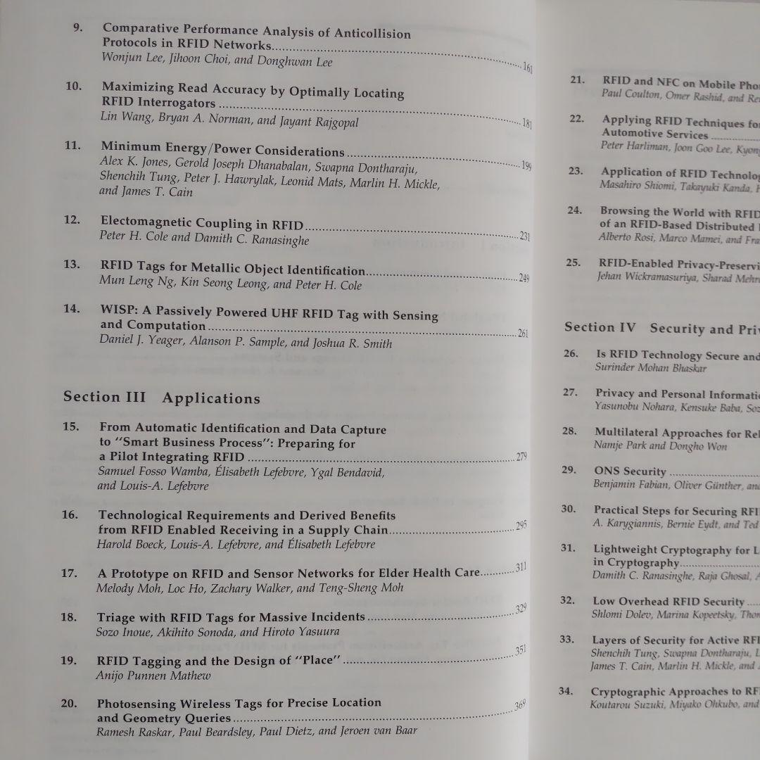 洋書 RFID Handbook: Applications