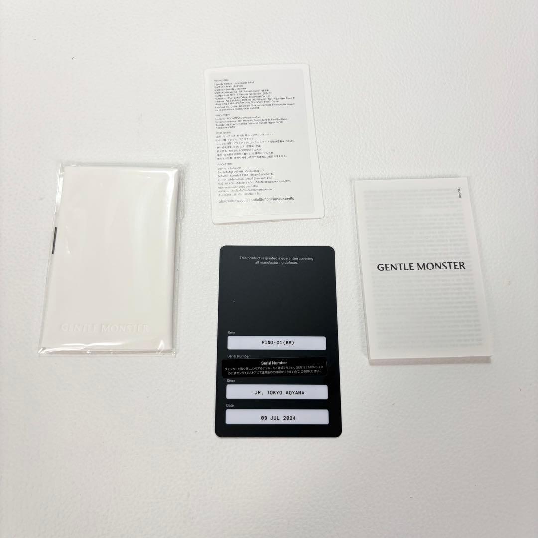 GENTLE MONSTER PINO 01（BR） サングラス 正規品